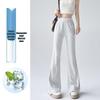 Women's Micro-Flare Ice Silk Bell Bottom Pants - 2026 Spring/Summer
