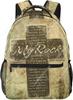 Christian Backpack Religious Bible Verse The Lord Is My Rock Pattern Backpack Jesus Cross Tablet Travel Picnic Bag Jesus Bag