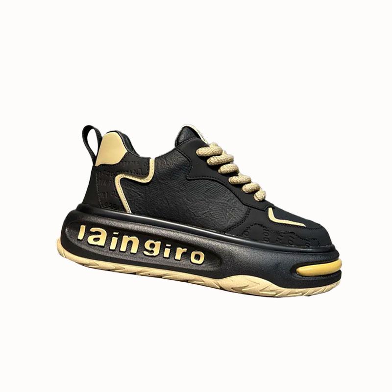 Color matching dad tide spring new soft-soled lightweight casual board shoes
