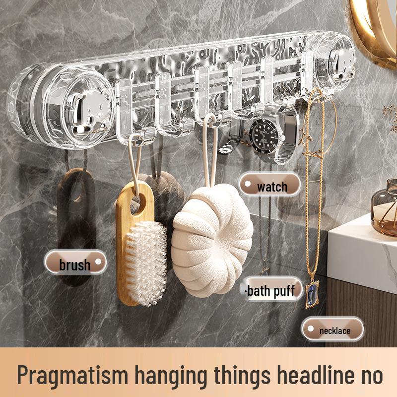 Strong Suction Cup No-Drill Wall-Mounted Bathroom Hook