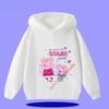Peppa Pig children's hooded sweatshirt for boys, girls, casual wear, 2026 new style, cartoon print on the shirt
