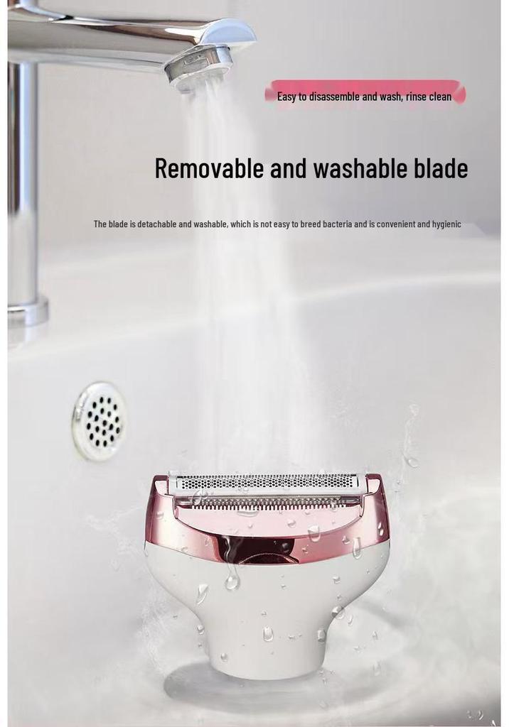 Women's Electric Hair Remover & Trimmer for Underarms and Pubic Area