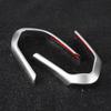 For BMW F10 F20 F13 F15 F16 X5 X6 Msport Steering Wheel Strip Frame Trim Silver