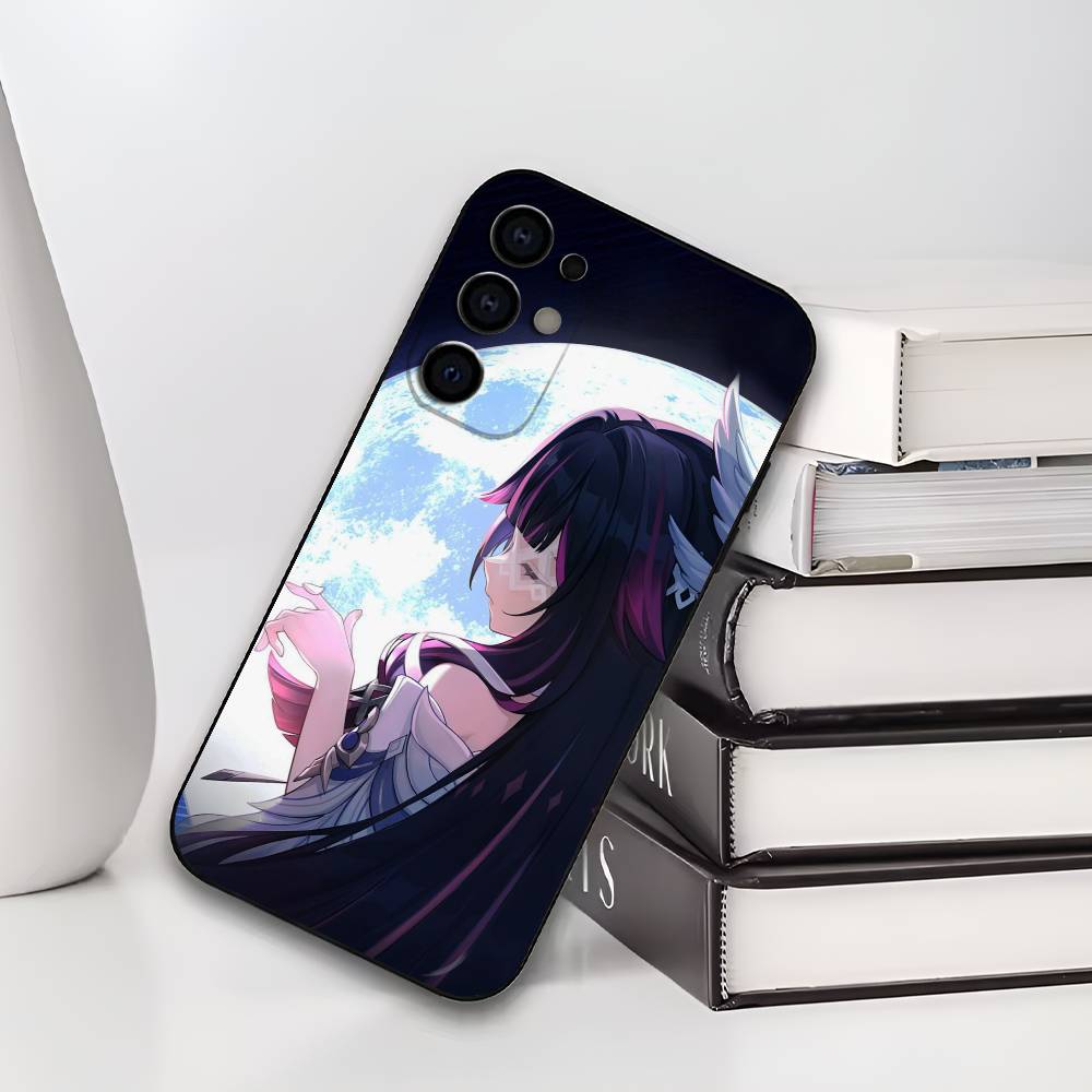 C-Columbina G-Genshin I-Impact Phone Case For Samsung S25,S24,S21,S22,S23,S30,Ultra,S20,Plus,Soft Silicone Black Cover