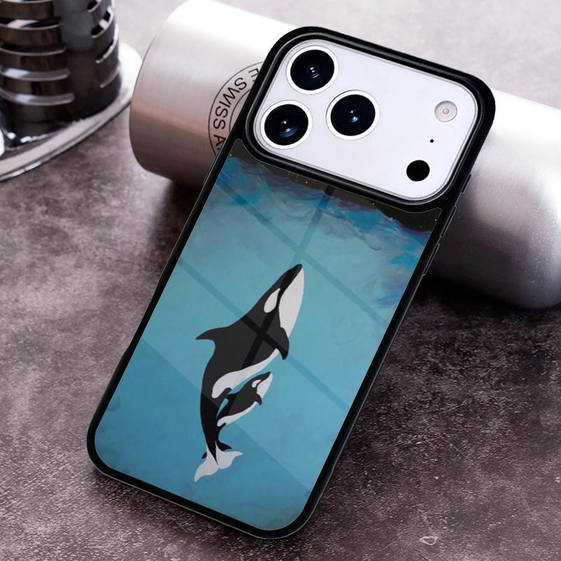 Custodia per Telefono Orca Balena Assassina per iPhone 17 16 15 Pro Max Air 14 13 12 11 Plus Cover Capa Antiurto