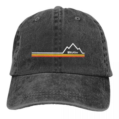 Whistler Columbia Británica Gorra de béisbol clásica Sombreros unisex WoUnisex Visera Protección Snapback Gorras de campo traviesa