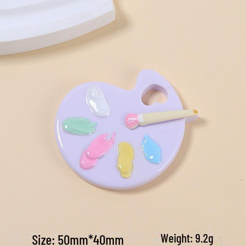 

Набор для изготовления заколок для волос из смолы ручной работы и декоративных пряжек для обуви своими руками с мультяжным кремом-клеем и лотком для краски