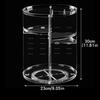 Rotating Cosmetics Storage Box Transparent Acrylic Shelf Dressing Table, Desktop Lipstick Makeup Skincare Shelf Organizer Shelf