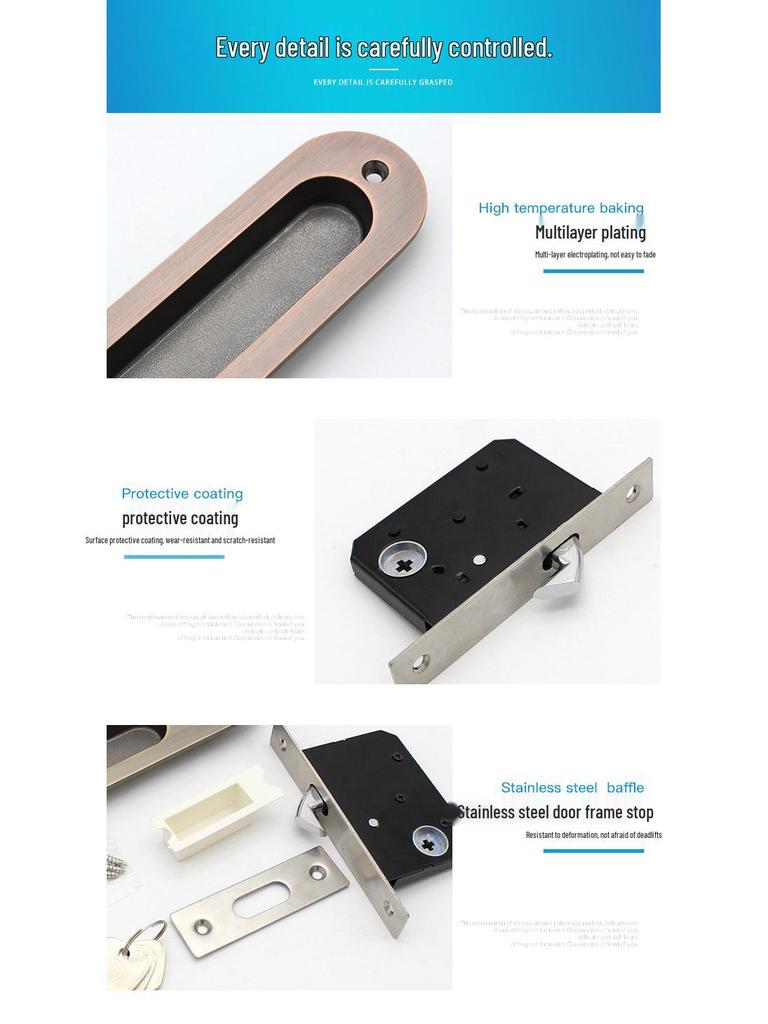 Zinc Alloy Sliding Wood Door Hook Lock for Balconies – Available In Multiple Colors for Indoor Use