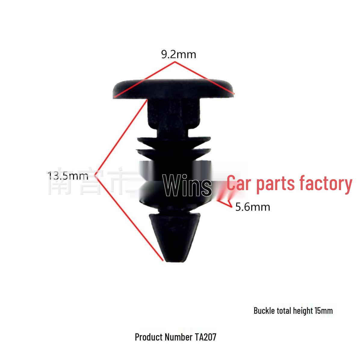 

Chrysler Car Trim Panel Fixing Clips - Universal Accessory Buckles for Installation and Decoration 10000 pcs