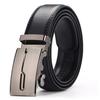 Pánské opasky Kovová automatická spona značky vysoce kvalitní kožené opasky pro muže Známá značka luxusní pracovní řemínek