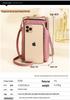Trendy Women's Crossbody Mobile Phone Bag: Multifunctional Wallet & Coin Purse