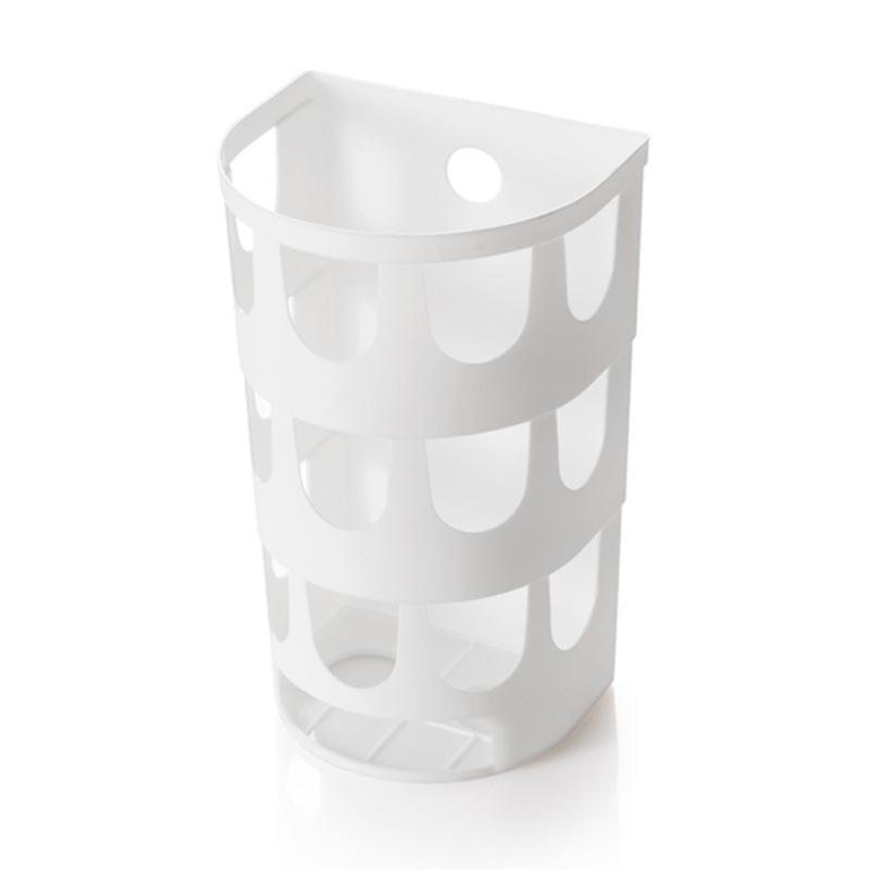 Wall-Mounted Kitchen Trash Bag Organizer with Suction Cups