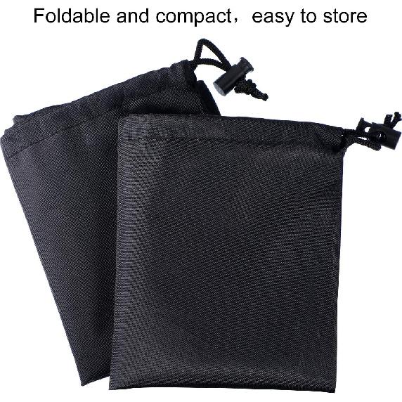 Frienda Side View Mirror Cover Auto Rearview Protection Cover Snow Ice Mirror Exterior Rear Accessories Universal Size for Cars, Black(2 Pieces)