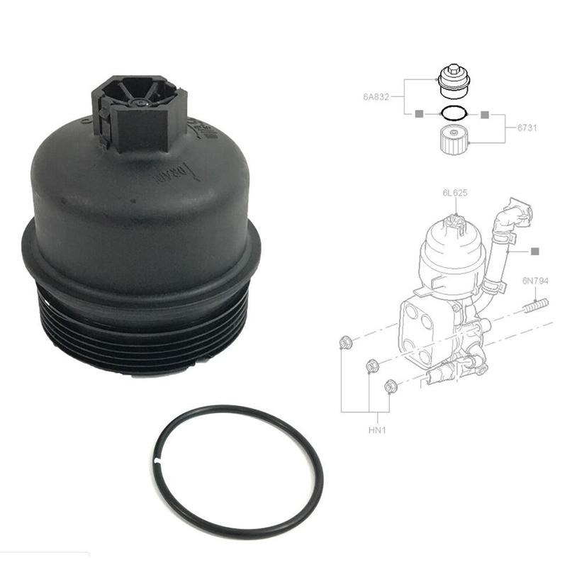 Ac29-Oil Filter Lid Housing Top Cover Cap 3M5Q6737AA 1103L7 1103P8 73500070 For Ford Transit MK7 /Galaxy /Mondeo /Focus/Fiat