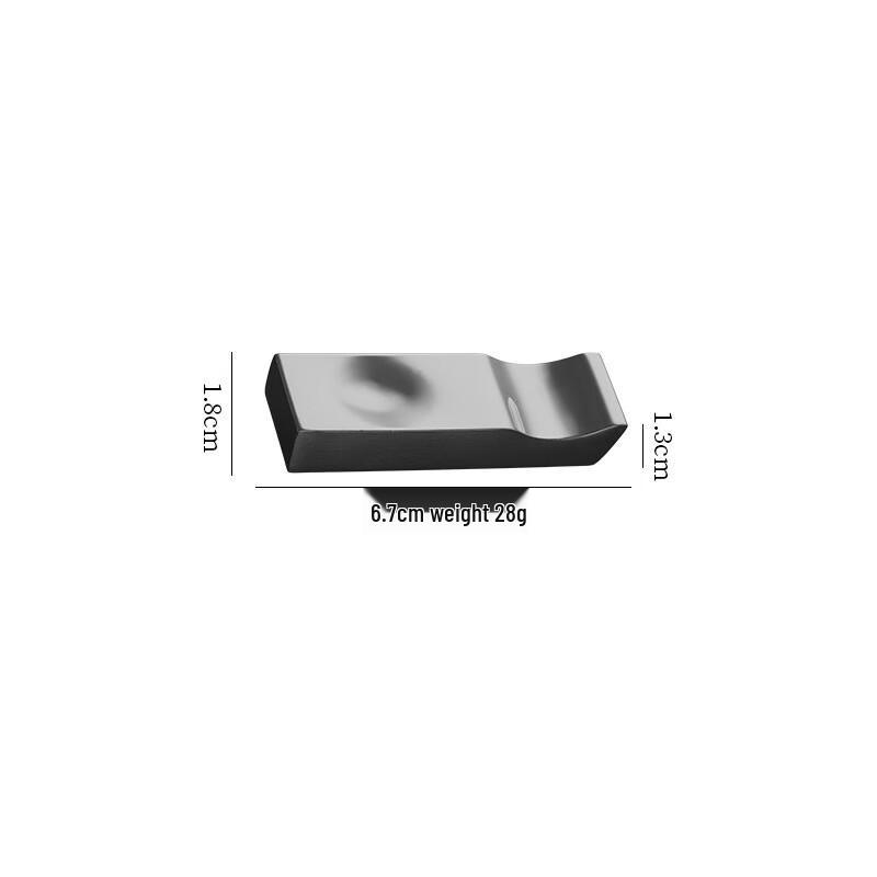 ZISIZ Stainless Steel Ruyi Chopstick & Tableware Rest