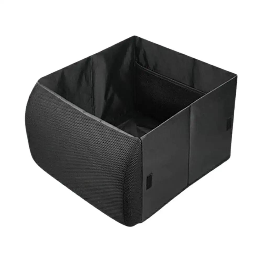 

2 in 1 Foldable Car Lumbar Support Storage Box Large Torage Seats Hidden type luggage Organzier Car capacity Seat Box C9J8