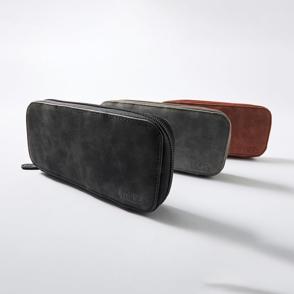 LIFT Round Zip Pen Case, Gray LIPC-01-GY