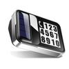 Tabliczka z numerem telefonu do parkowania Cyfrowa karta do tymczasowego parkowania samochodu Ładowanie solarne Elegancka Moda LED Samochodowa Tymczasowa
