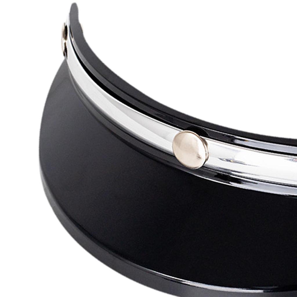 Motocyklový štít na helmu se 3 knoflíky, sluneční ochrana, moderní sluneční clona pro helmy se 3 knoflíky, díly a příslušenství