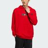Adidas CNY Logo Print Drawstring Hooded Sweatshirt Casual Long Sleeve Tops Men Red HZ3036