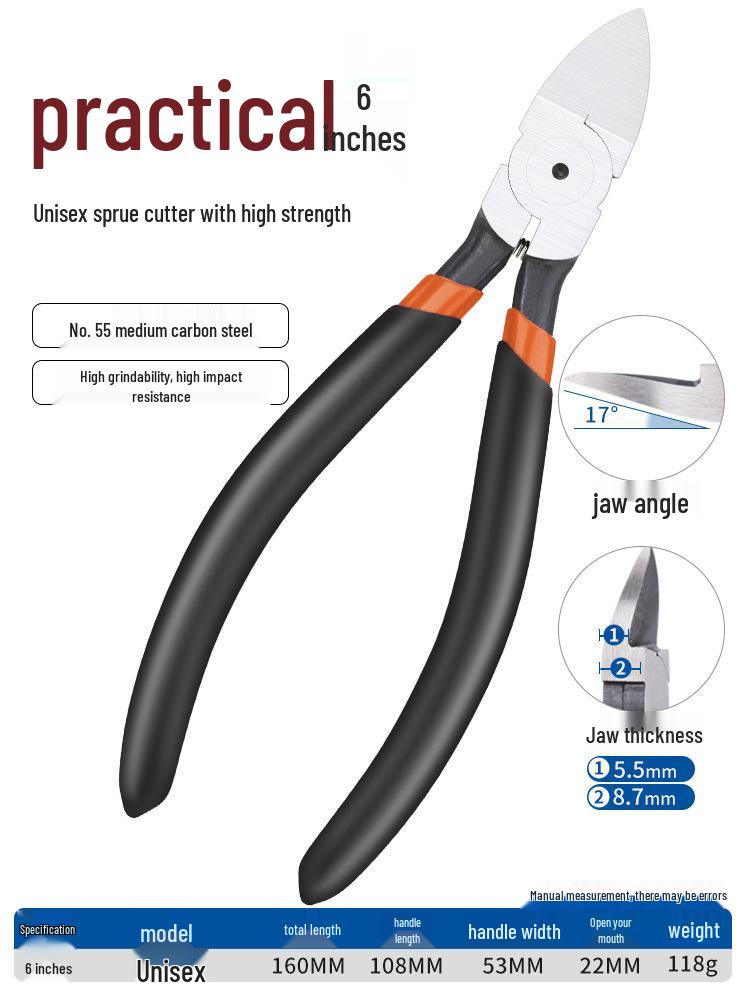 High Hardness Chrome Vanadium Alloy Steel Pliers: Water Mouth, Cutting, Wire, Side, Diagonal Cutters for Industrial Use.