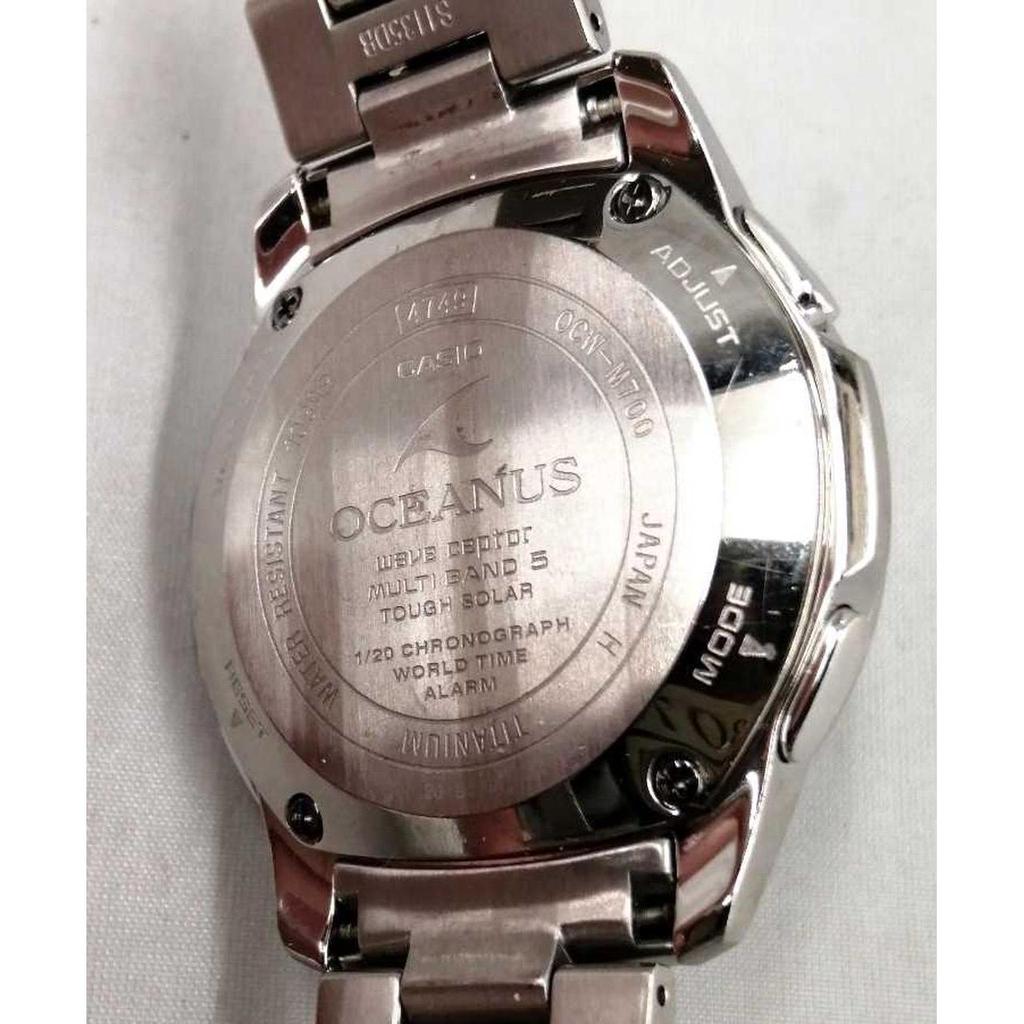 Used CASIO OCW-M700 CASIO OCEANUS Solar Radio-controlled Quartz
