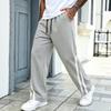 Herren lässige gerade geschnittene Hose mit Seitenstreifen für den täglichen Gebrauch