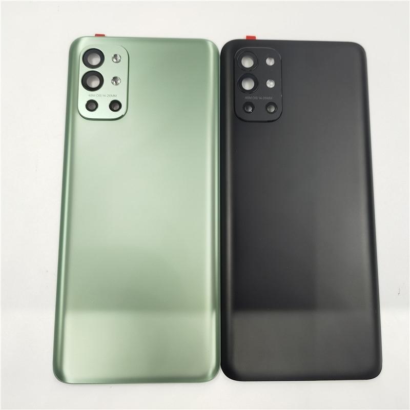 A+++ For OnePlus 9R Glass Battery Cover Hard Back Door Lid Rear Housing Panel + Adhesive + Camera Lens