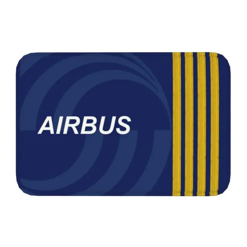 Paillasson De Pilote De Chasse Airbus Personnalisé, Antidérapant, Pour Avion D'aviation, Cuisine, Salle De Bains, Jardin, 40x60cm