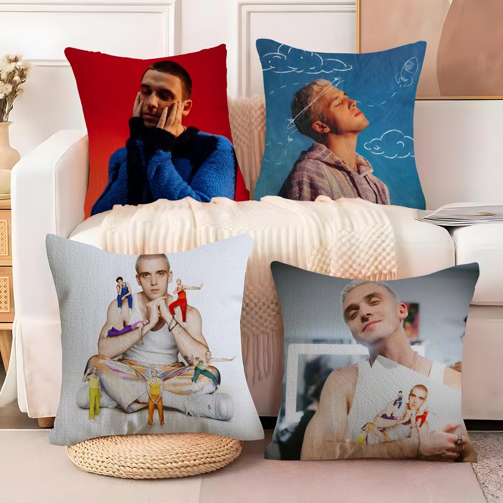 Hot Chill Singer Music L-Lauv Pillow Case Sofa Living Room Bedroom Headboard Backrest Cushion Square Cushion