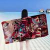 Cartoon Hazbin Hotel Bath Towel Microfiber Soft Water Absorbing Breathable For Girl Kids Decorative Cartoon Beach Towel