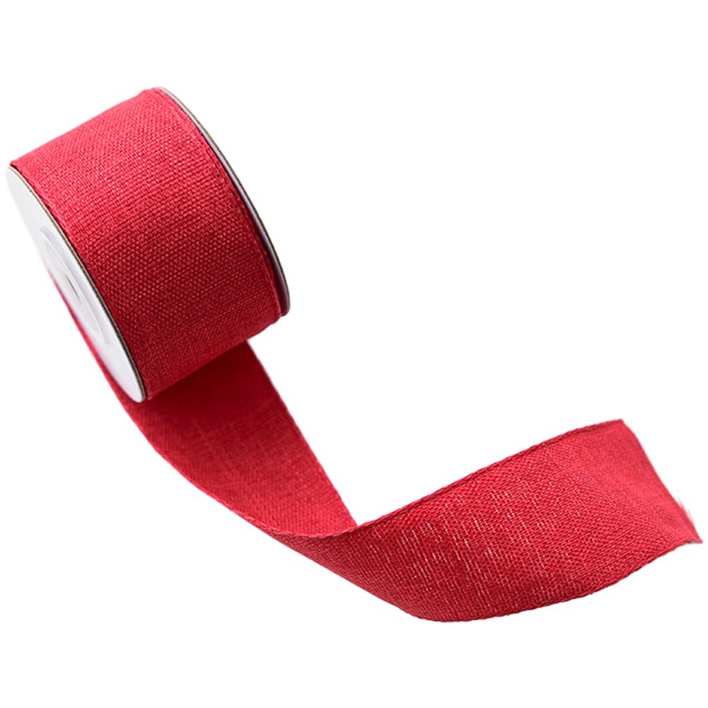 

Christmas Burlap Ribbon DIY Bow Making Craft Supplies For Tree Wreath Garland Merry Christmas Tree -Gift Wrapping Xmas New Year