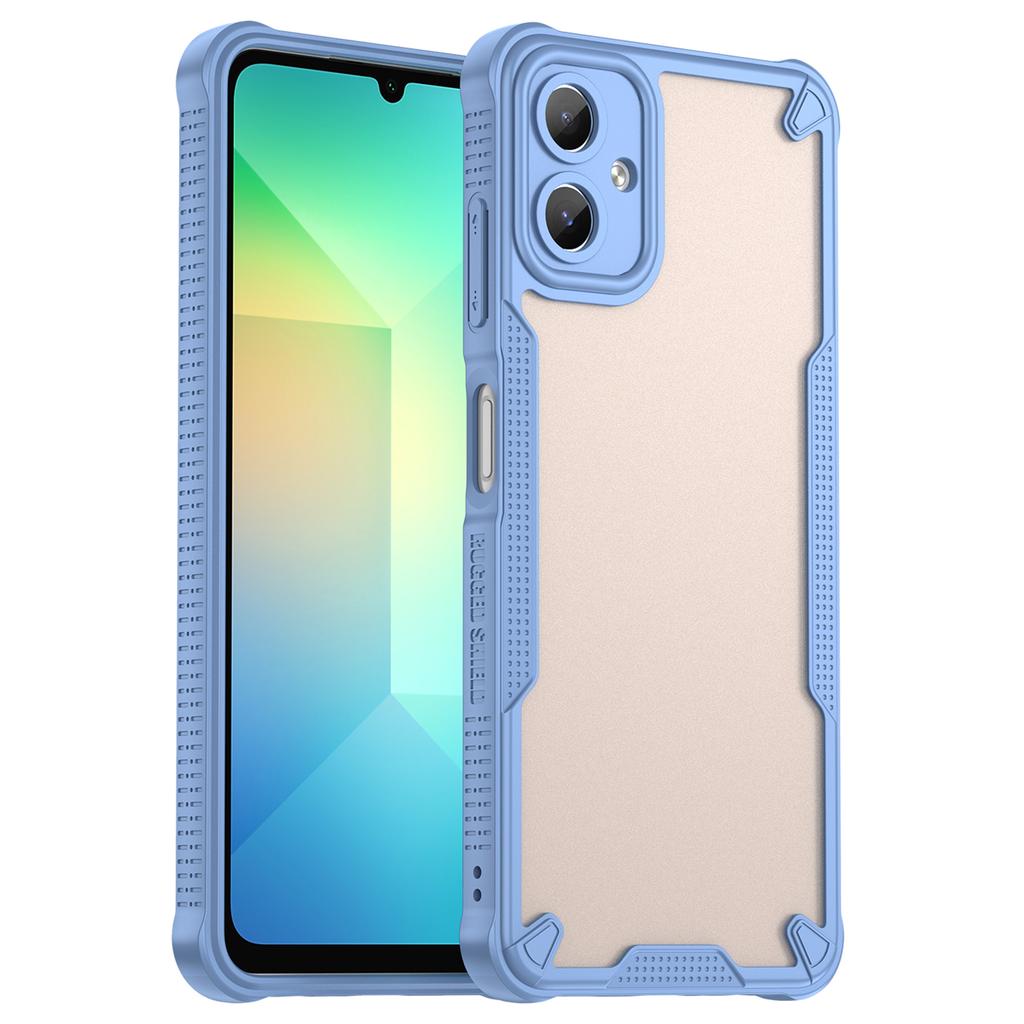 Armor Series For Samsung Galaxy A06 4G Case PC+TPU Semi-Transparent Frosted Finish Protective Phone Cover
