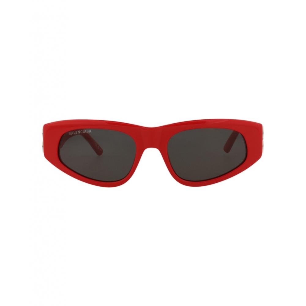 

Balenciaga Cat Eye Frame Recycled Acetate Sunglasses Red Silver Grey One Size