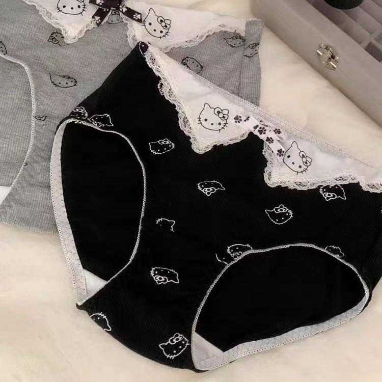 Academy Japanese-Style Cute Sweet 2025 Cotton No-Ride Triangle Panties