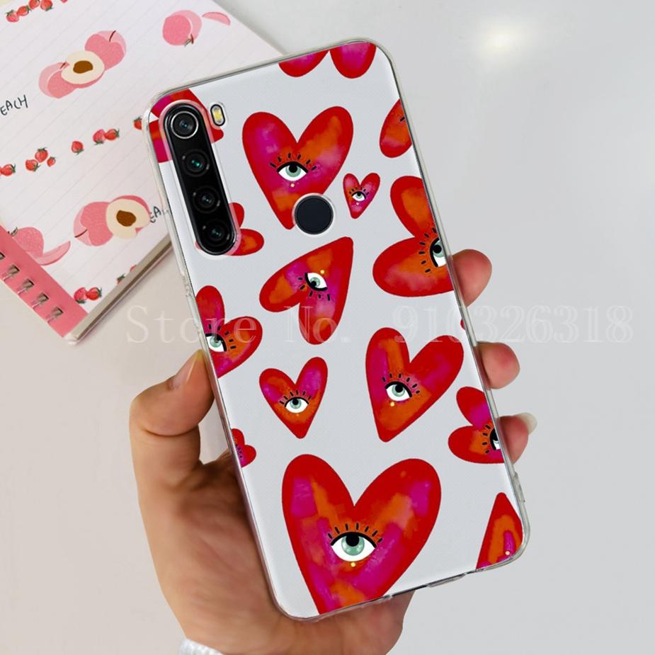 For Xiaomi Redmi Note 8 Case Redmi Note 8T Clear Silicone Soft Slim Phone Case For Xiaomi Redmi Note 8 Pro Note8 Back Cover Capa