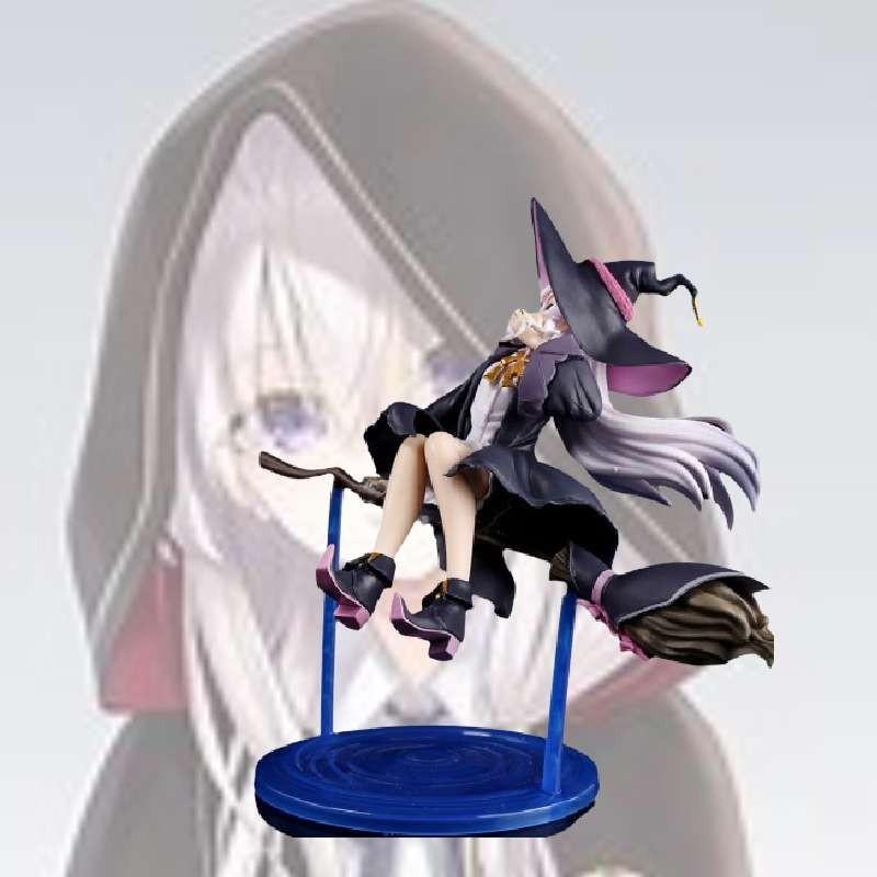 19cm Magic Girl Irena Model Hand-made Witch Journey Anime Peripheral Desktop Chassis Model Decoration