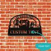 Personalized Welcome To Her Cottage Metal Sign Sewing Design Modern Wall Decor Custom Gift for Mom Grandma