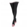 1 Pair Compression Stockings Solid Color Breathable Spandex Thigh High Running Socks for  Men Women
