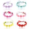 Luxurious Flower Crown with Adjustable Ribbon Scenic Spot Photography Hairband