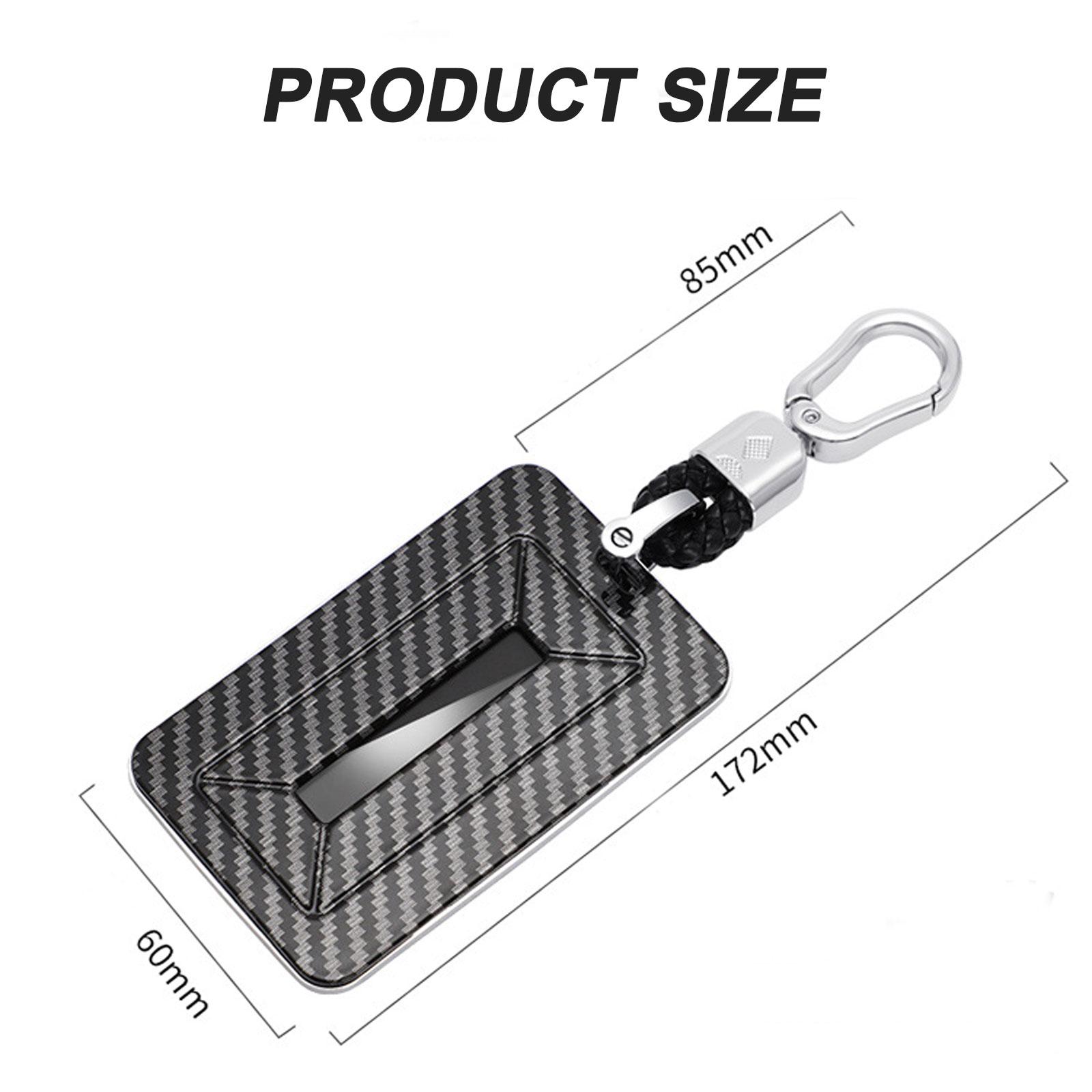 

1 шт. чехол для автомобильного ключа-карты из АБС-пластика для Tesla Model 3 Model Y с защитой смарт-карты-ключа чёрный