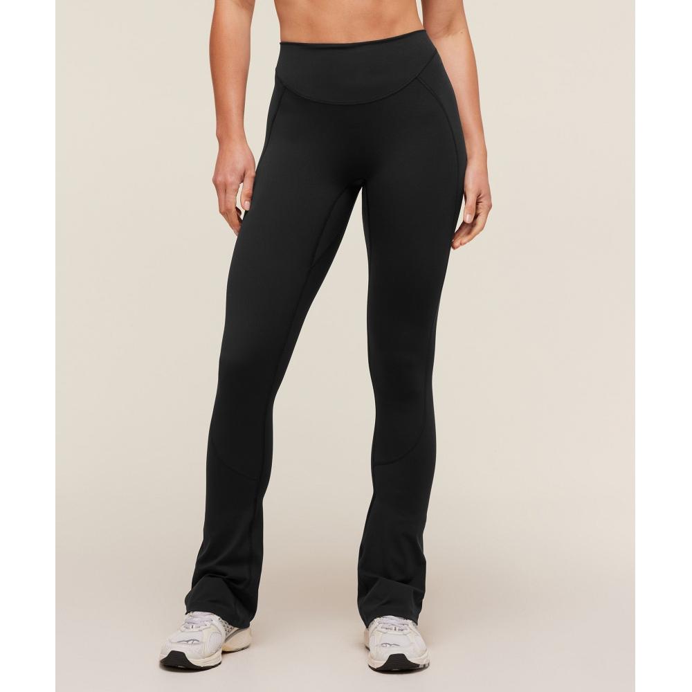 Gymshark Lifting Dipped Waistband Flared Leggings Black B5c1k Bb2j