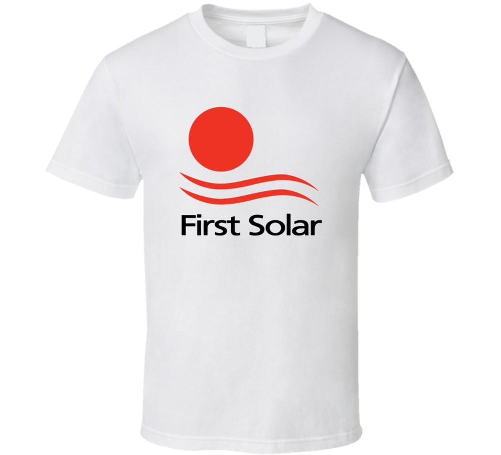 First Solar Inc Nasdaq Company Logo Employee Fan T Shirt L