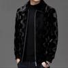 2026 Men's Golden Sable Velvet Fur Jacket - High-Grade, Warm, Fashionable Coat for Autumn/Winter Cold Protection
