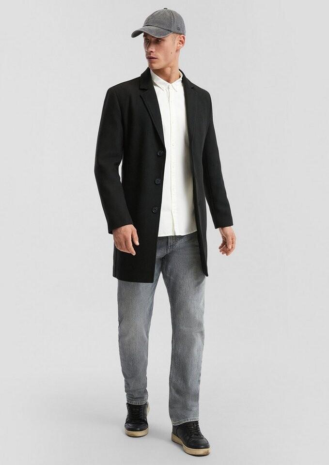 Пальто s.Oliver с отложным воротником из шерстяного микса серого цвета 2169059.98W0.