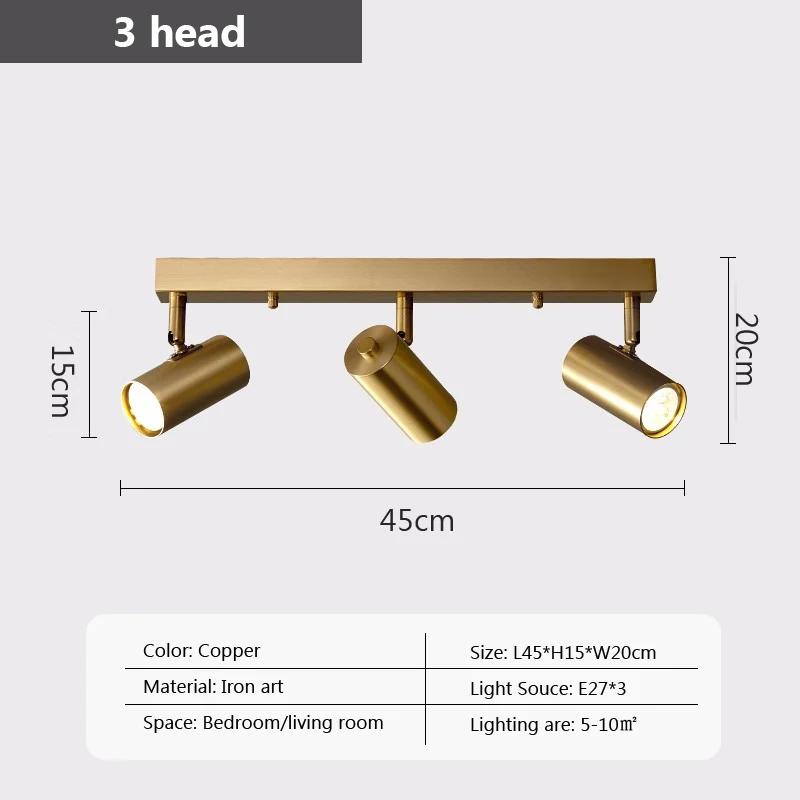 Modern with Spotlights LED Ceiling Lights for Living Room Bedroom Aisle Gallery Cloakroom Lamp Indoor Lighting Fixture Luster