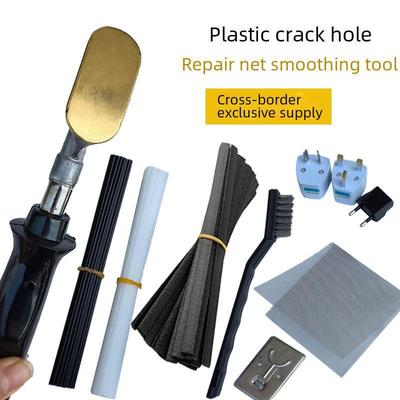 Ferramenta de Reparo de Para-choque de Carro: Ferro de Solda Elétrico, Pistola de Solda & Espátula para Achatar Rachaduras em Plástico