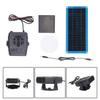 Portable Solar Panel Greenhouse Heater Kit 30W Winter Poultry Warmer Coop Heater Car Heater Solar Power Kit for Coop Pet House