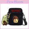 Bolsa de Ombro Roblox em Lona Com Estampa de Personagem de Jogo em Letra Para Uso Casual em Viagens e na Escola